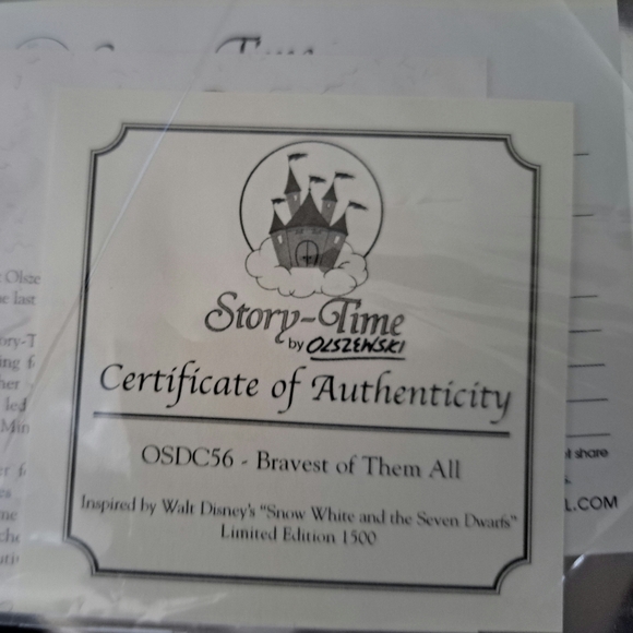 Disney  Showcase Collection Olszewski   2004 Bravest of Them all in box limited - Picture 6 of 8